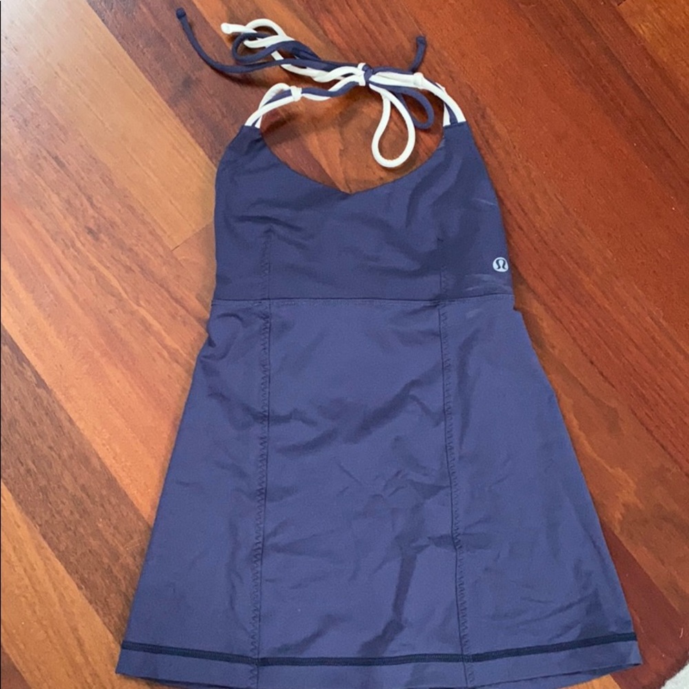 Lululemon low back and strapy halter top